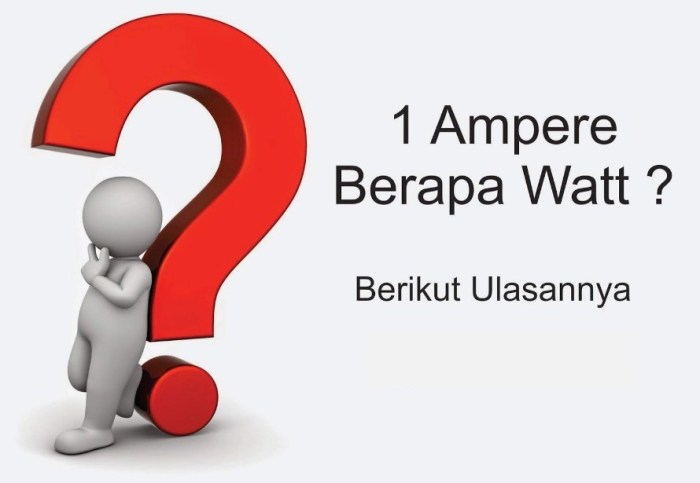 6a berapa watt