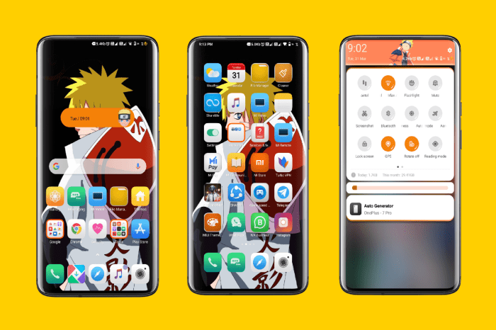 Tema anime miui 10