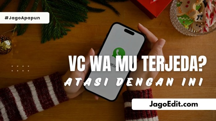 Kenapa video call wa terjeda