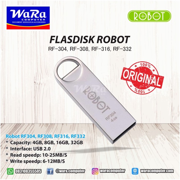 Flashdisk robot