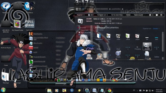 Tema naruto untuk android