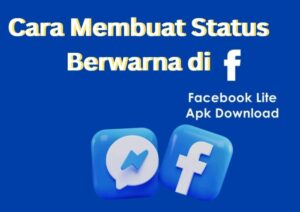 Cara membuat status berwarna di facebook lite