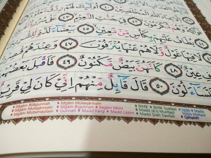 Quran tajwid ukuran blok alquran