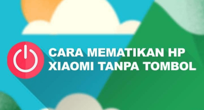 Tombol menyalakan layar tanpa