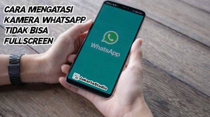 Cara mengubah ukuran kamera whatsapp