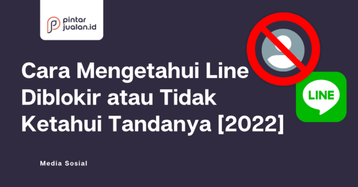 Cara mengetahui line diblokir