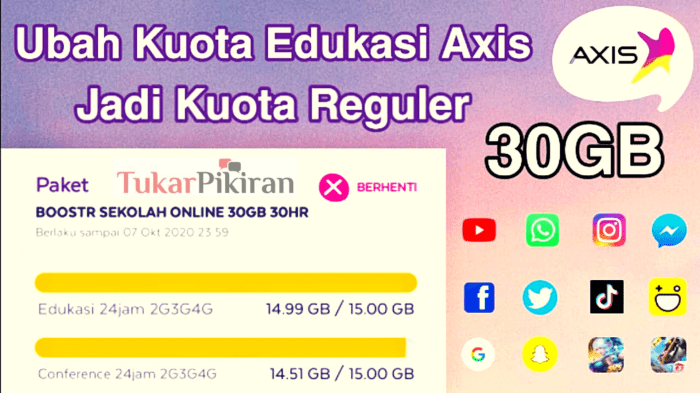 Cara mengubah kuota edukasi indosat menjadi kuota utama tanpa aplikasi