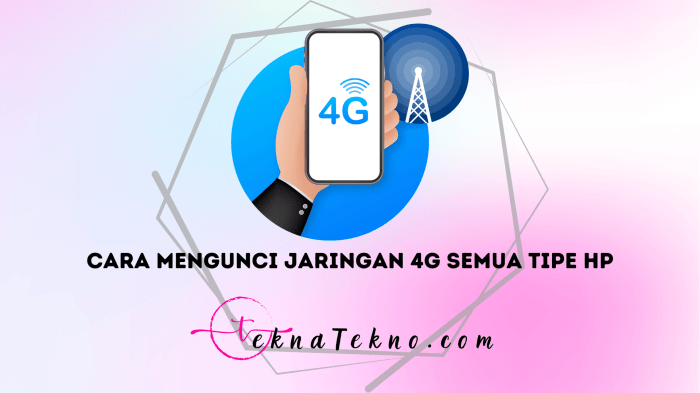 Cara mengunci sinyal 4g oppo