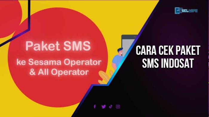 Cek paket sms indosat