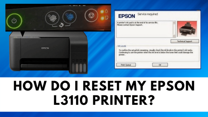 Epson resetter l3110 nosware