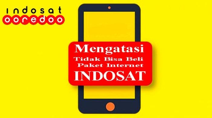 Kenapa tidak bisa beli paket indosat padahal pulsa cukup