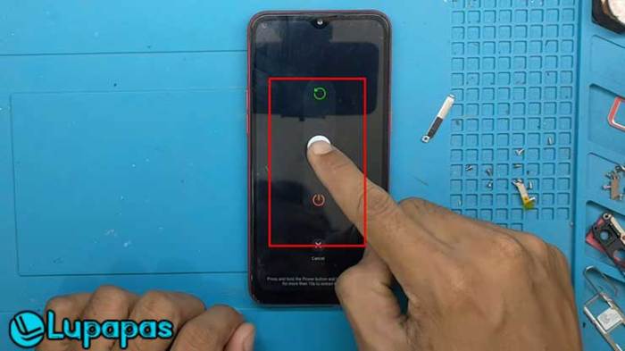 Cara reset hp oppo a1k