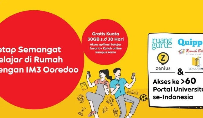 Cara mengubah kuota edukasi indosat menjadi kuota utama tanpa aplikasi