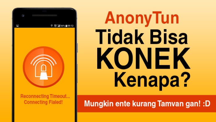 Kenapa anonytun tidak bisa digunakan