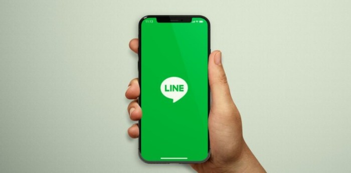 Tanda line diblokir