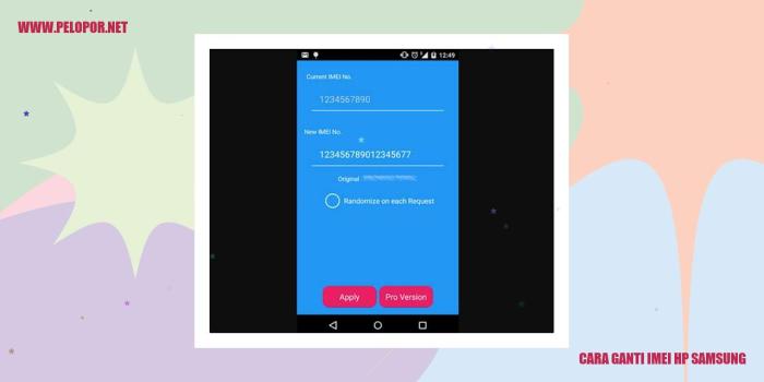 Cara ganti imei hp