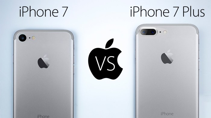 Perbedaan iphone 7 dan 7 plus