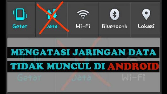 Data seluler tidak muncul di xiaomi
