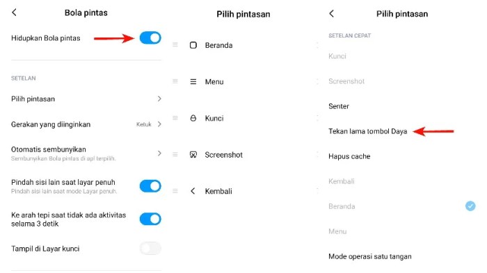 Cara mematikan hp xiaomi tanpa tombol power