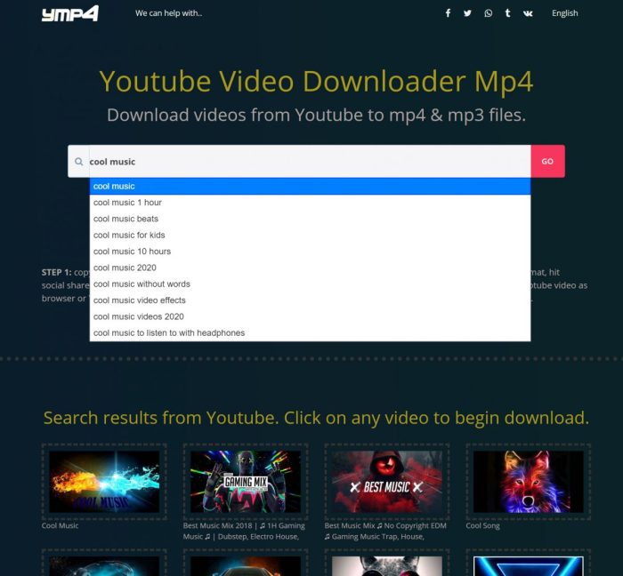 Ymp4 download