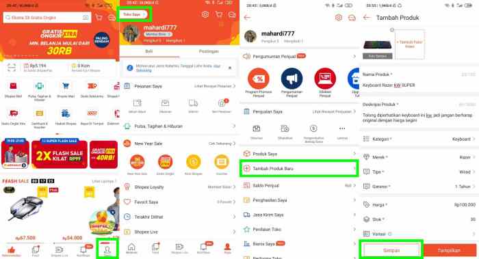 Cara menambahkan catatan di shopee