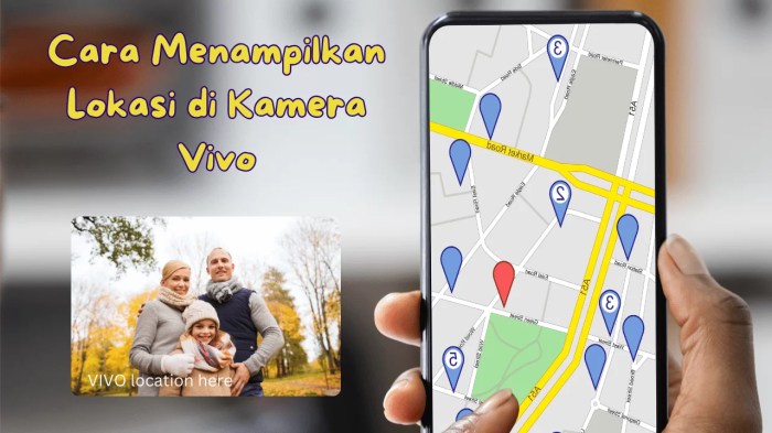 Cara menampilkan lokasi di kamera vivo