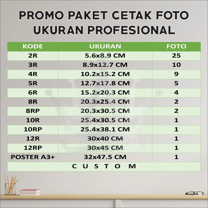 Harga print foto