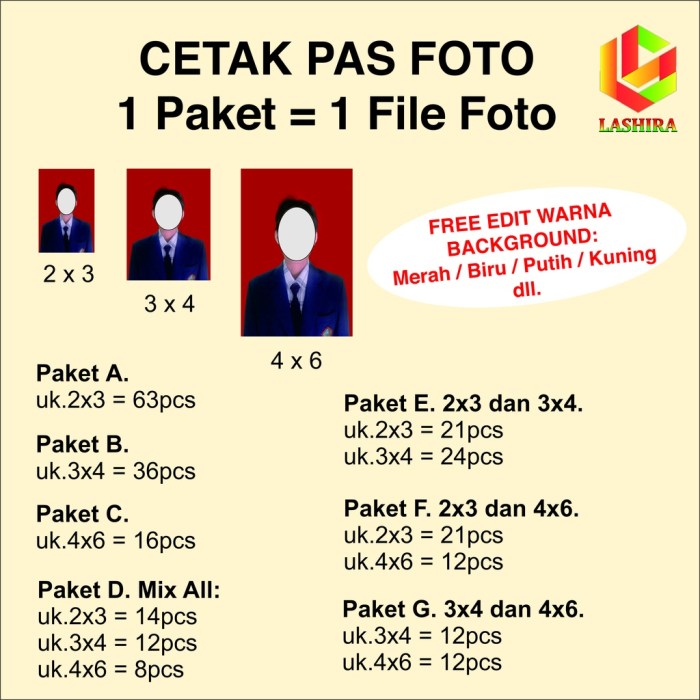 Harga print foto