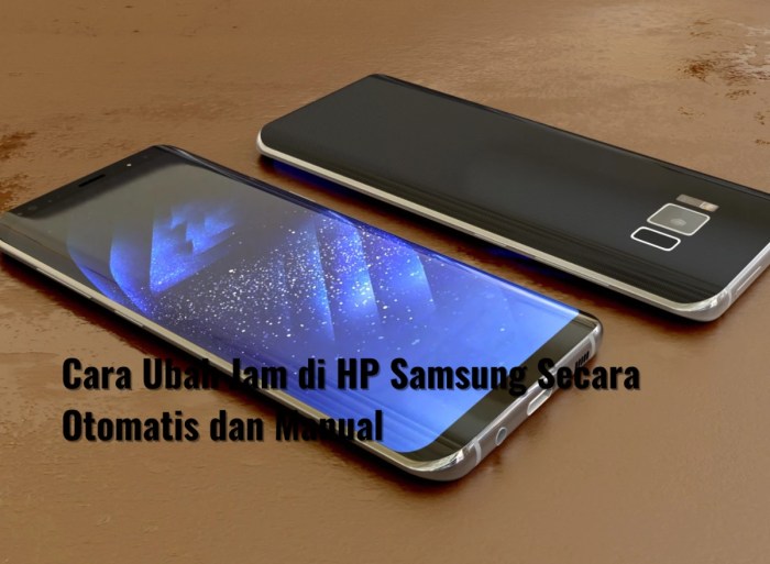 Cara ubah jam di hp samsung