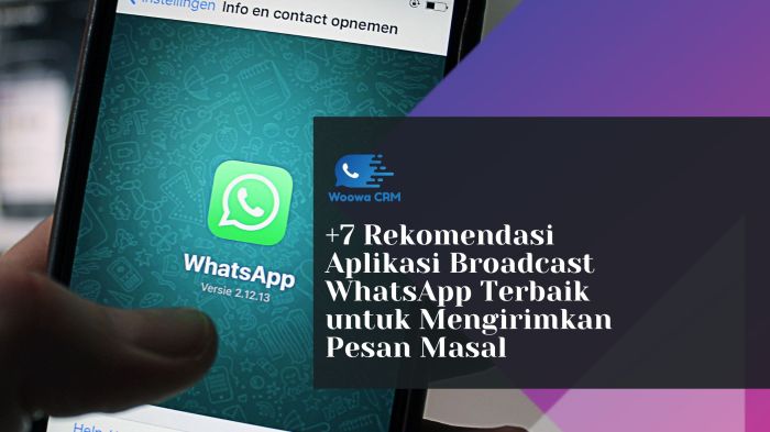 Aplikasi broadcast wa