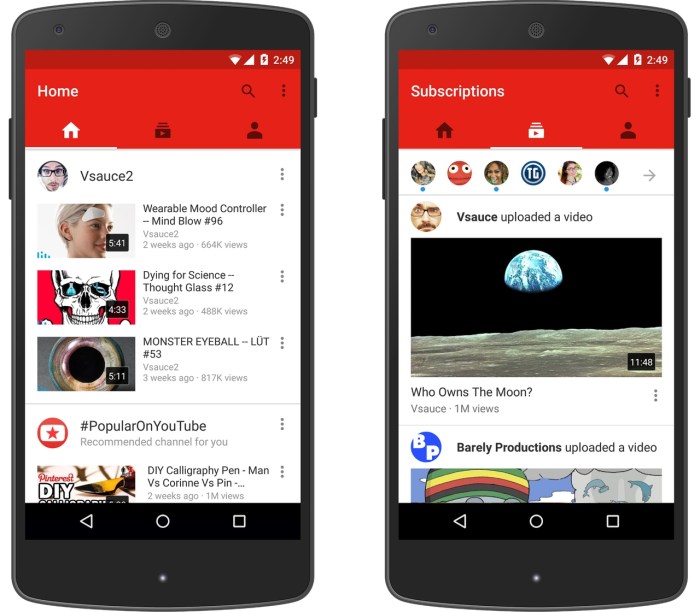 Youtube apk android 5