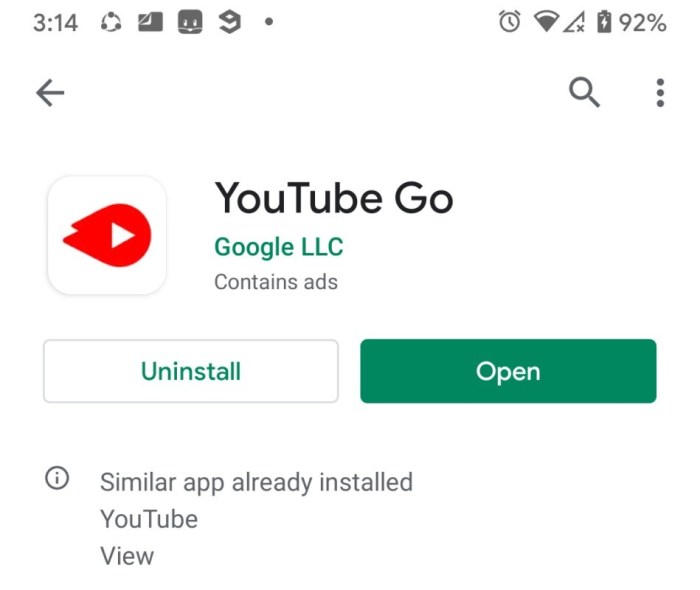 Download video youtube go