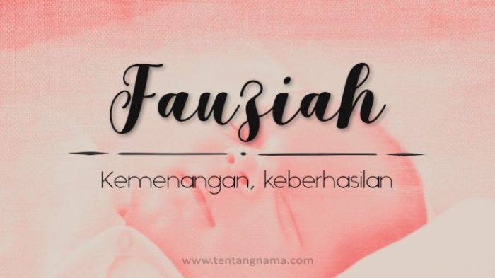 Arti fauziah