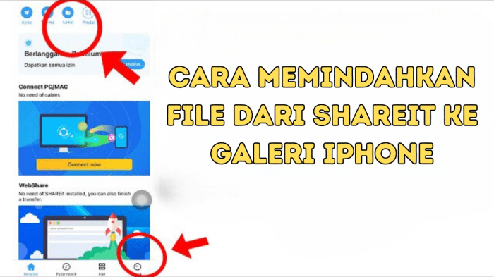 Cara menyimpan video share it ke galeri