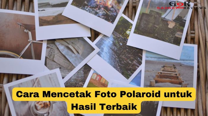 Print foto polaroid