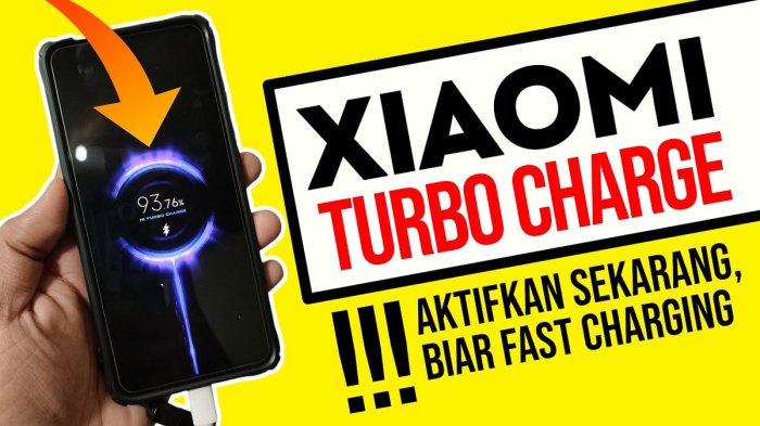 Cara mengaktifkan fast charging xiaomi