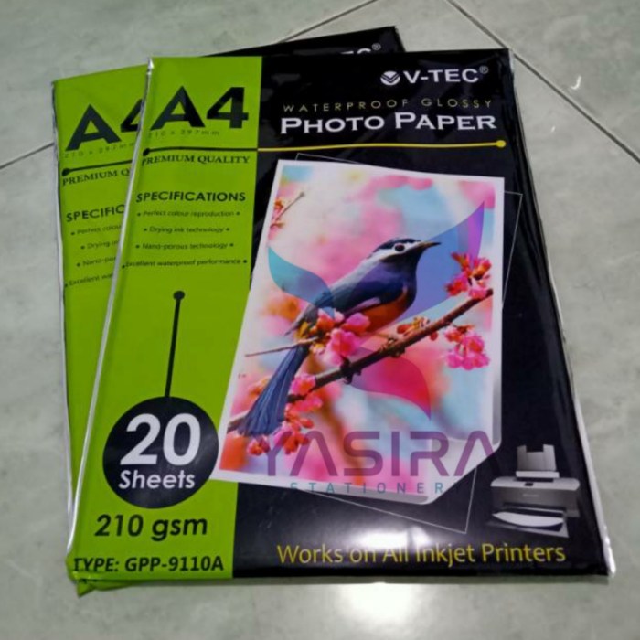 Kertas glossy kantor mesin perlengkapan fotocopy alat