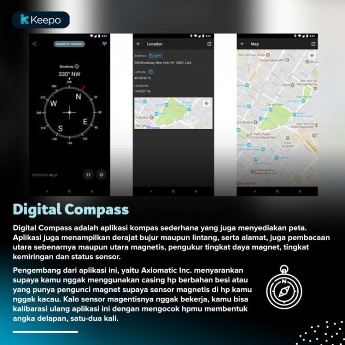 Apakah aplikasi compass aman