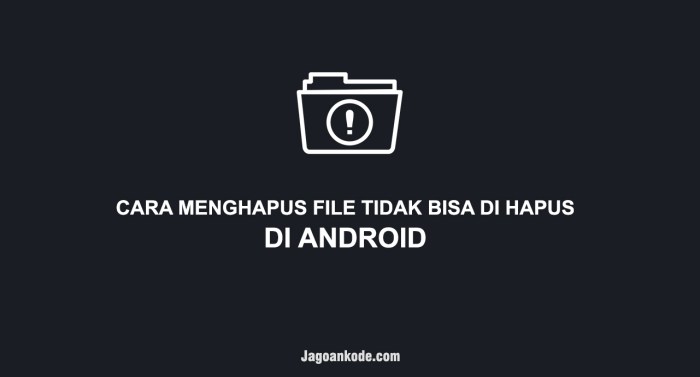 Menghapus bisa folder bandel