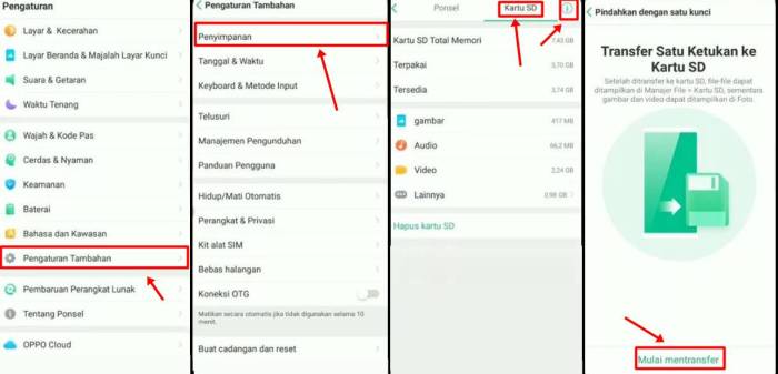 Cara memindahkan file ke kartu sd hp oppo