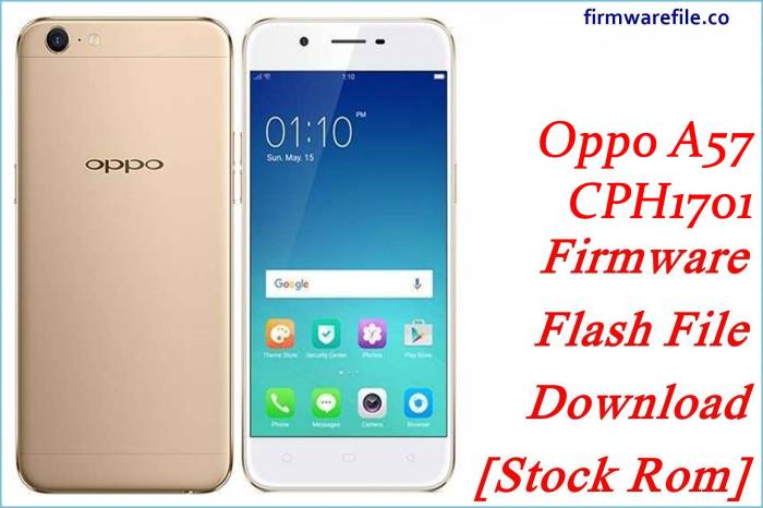 Flash oppo a57