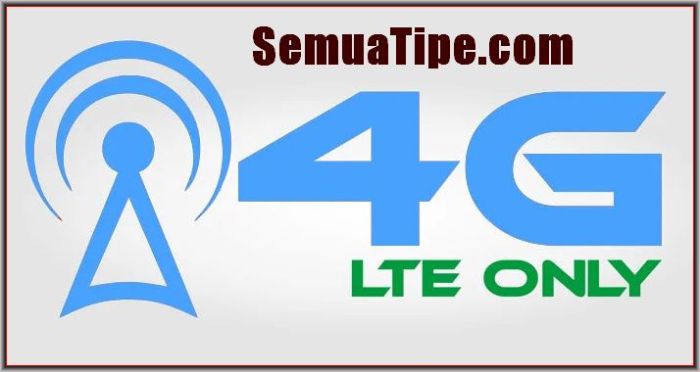 Aplikasi 4g lte only terbaik