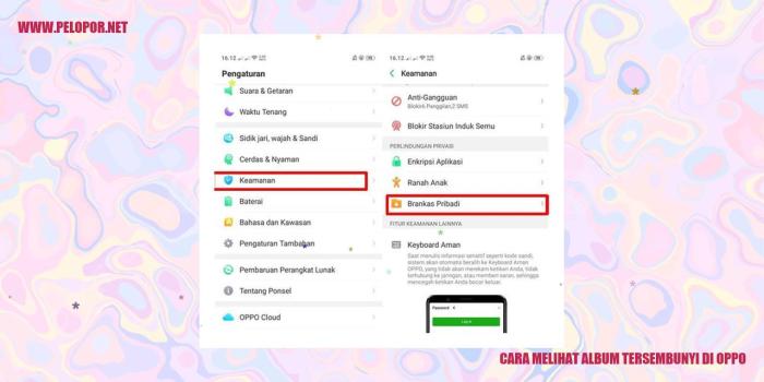 Cara melihat album tersembunyi di oppo