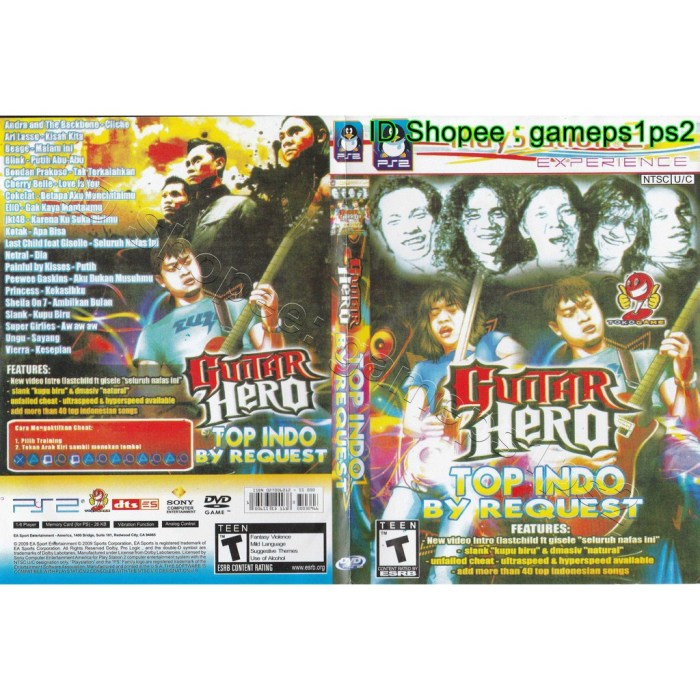 Guitar hero ps2 indonesia iso