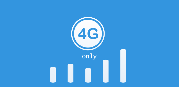 Aplikasi 4g lte only terbaik